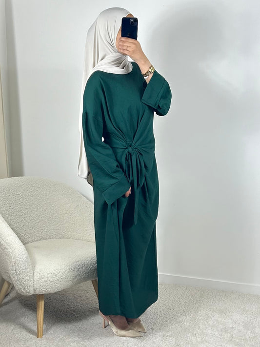 Robe portefeuille verte