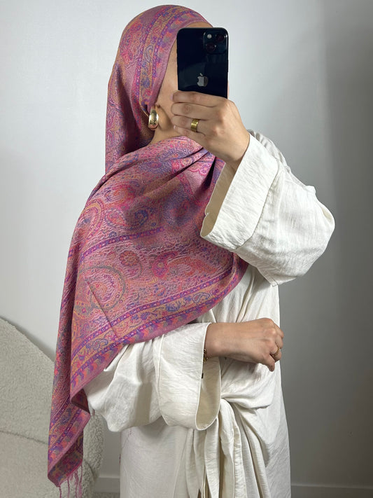 Pashmina layaan rose