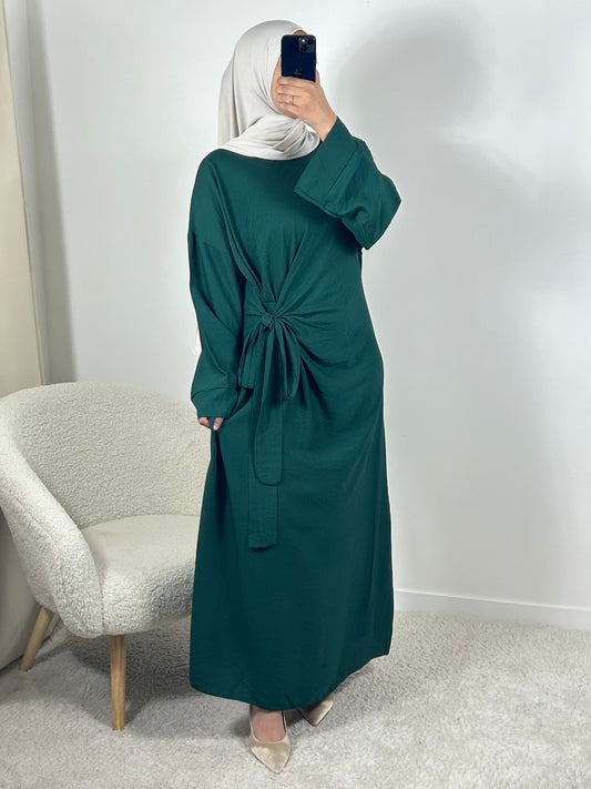 Robe portefeuille verte