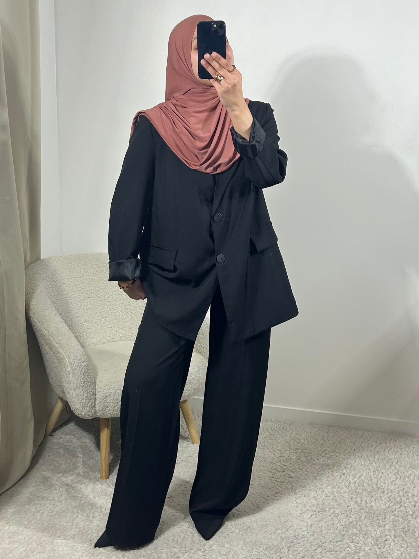 Ensemble blazer noir