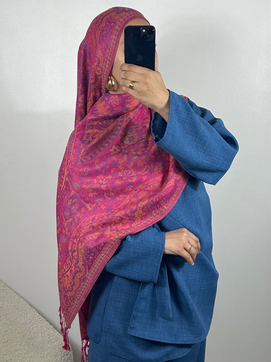 Pashmina rawda fuchsia