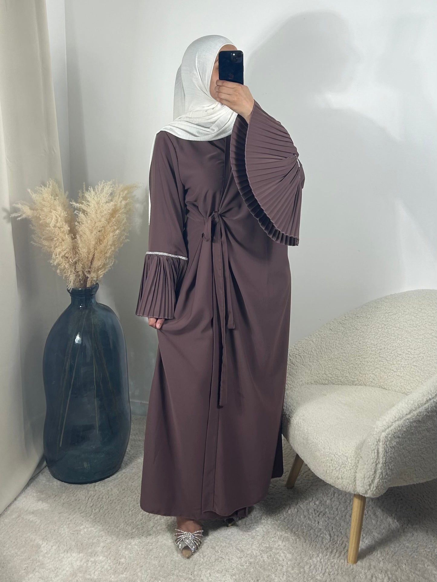 Robe portefeuille mauve