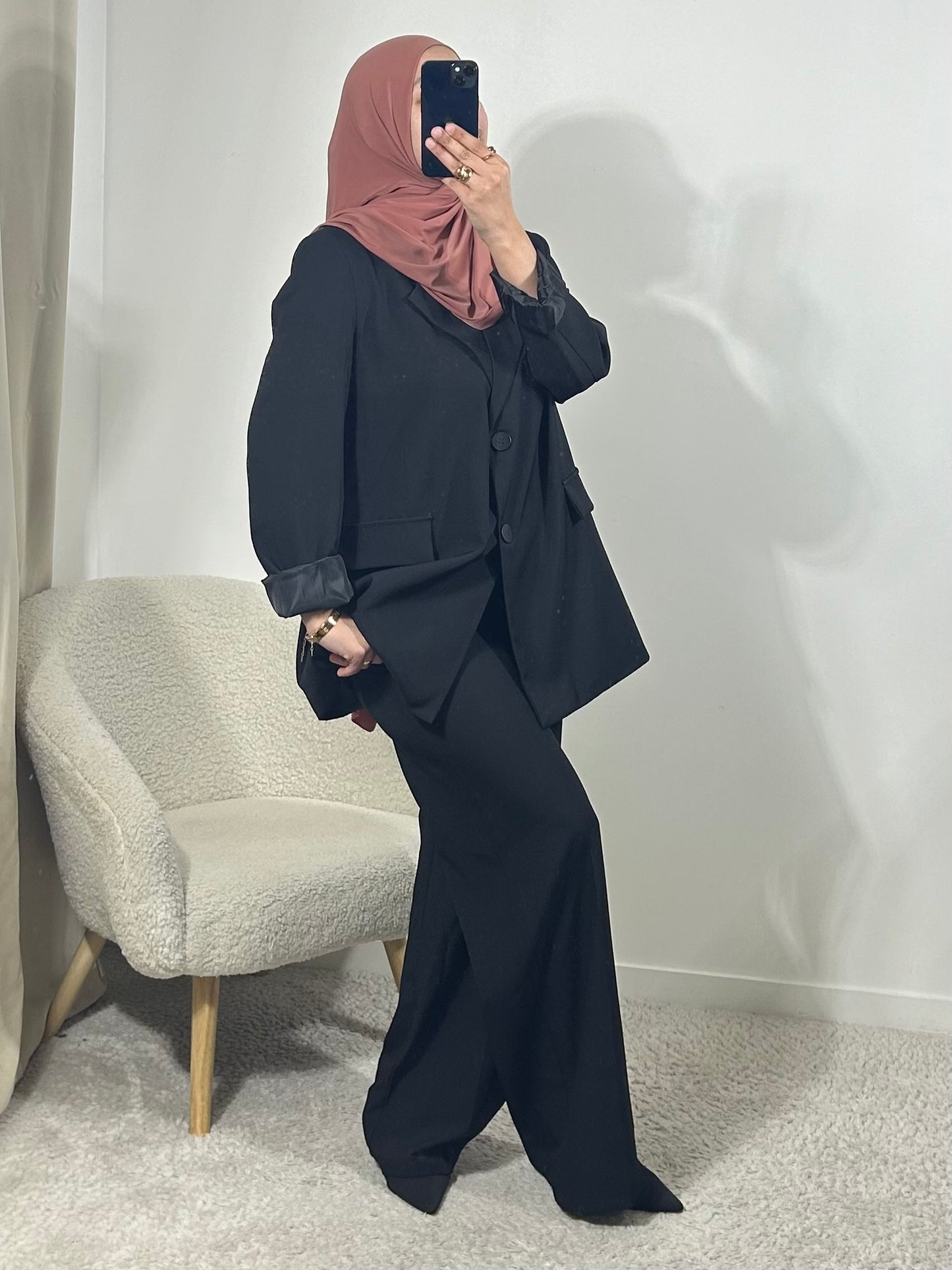 Ensemble blazer noir