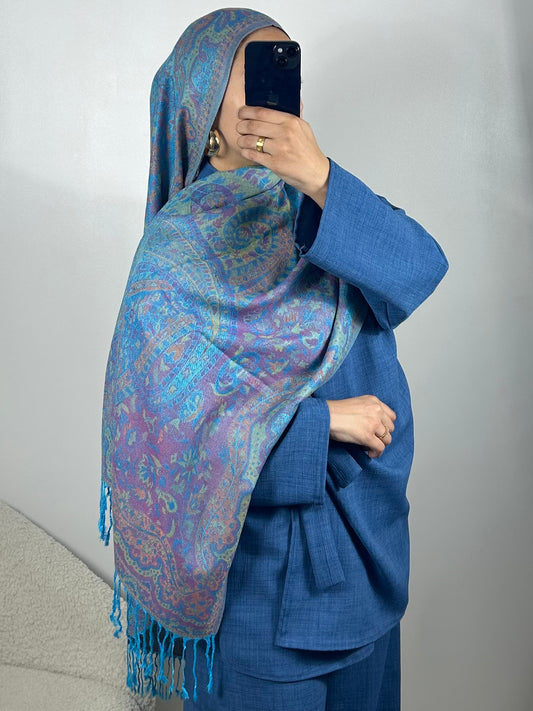 Pashmina rawda azur