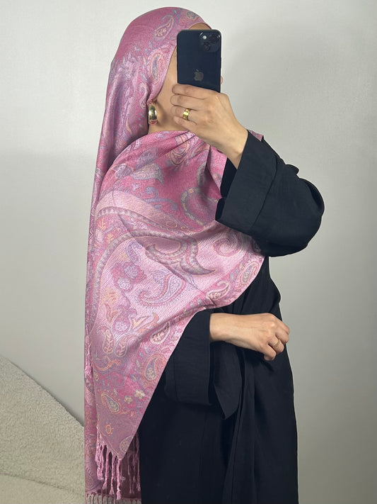 Pashmina lali rose bonbon