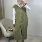 Robe sans manches pistache