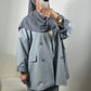 Blazer oversize gris