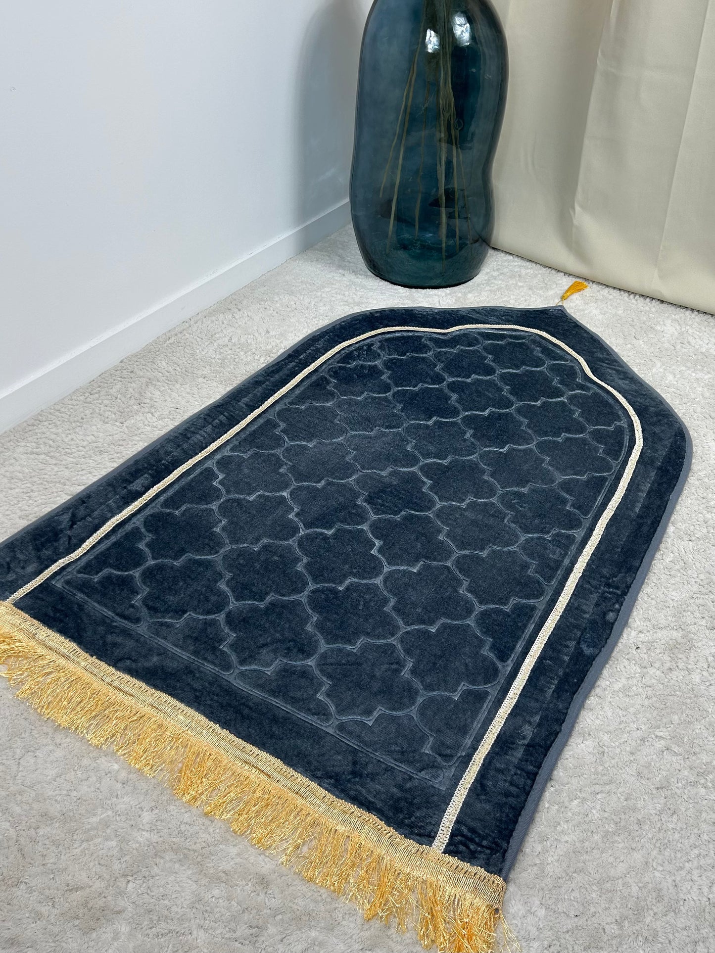 Tapis de prière XL bleu bleuet