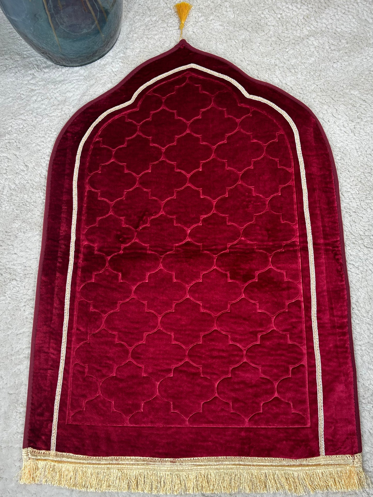 Tapis de prière XL rouge