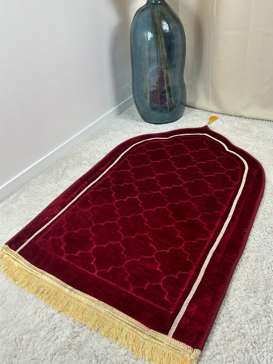 Tapis de prière XL rouge