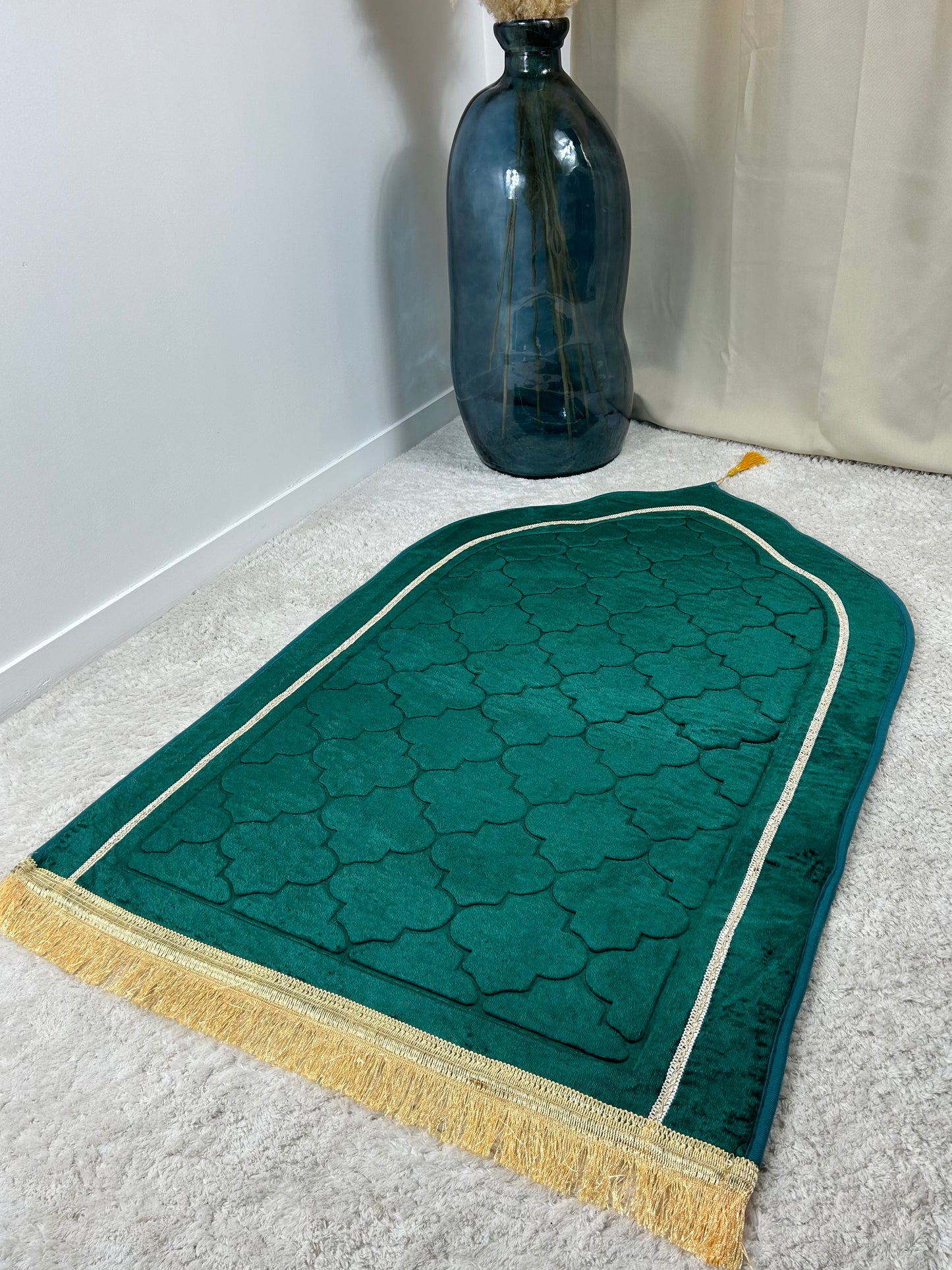 Tapis de prière XL vert