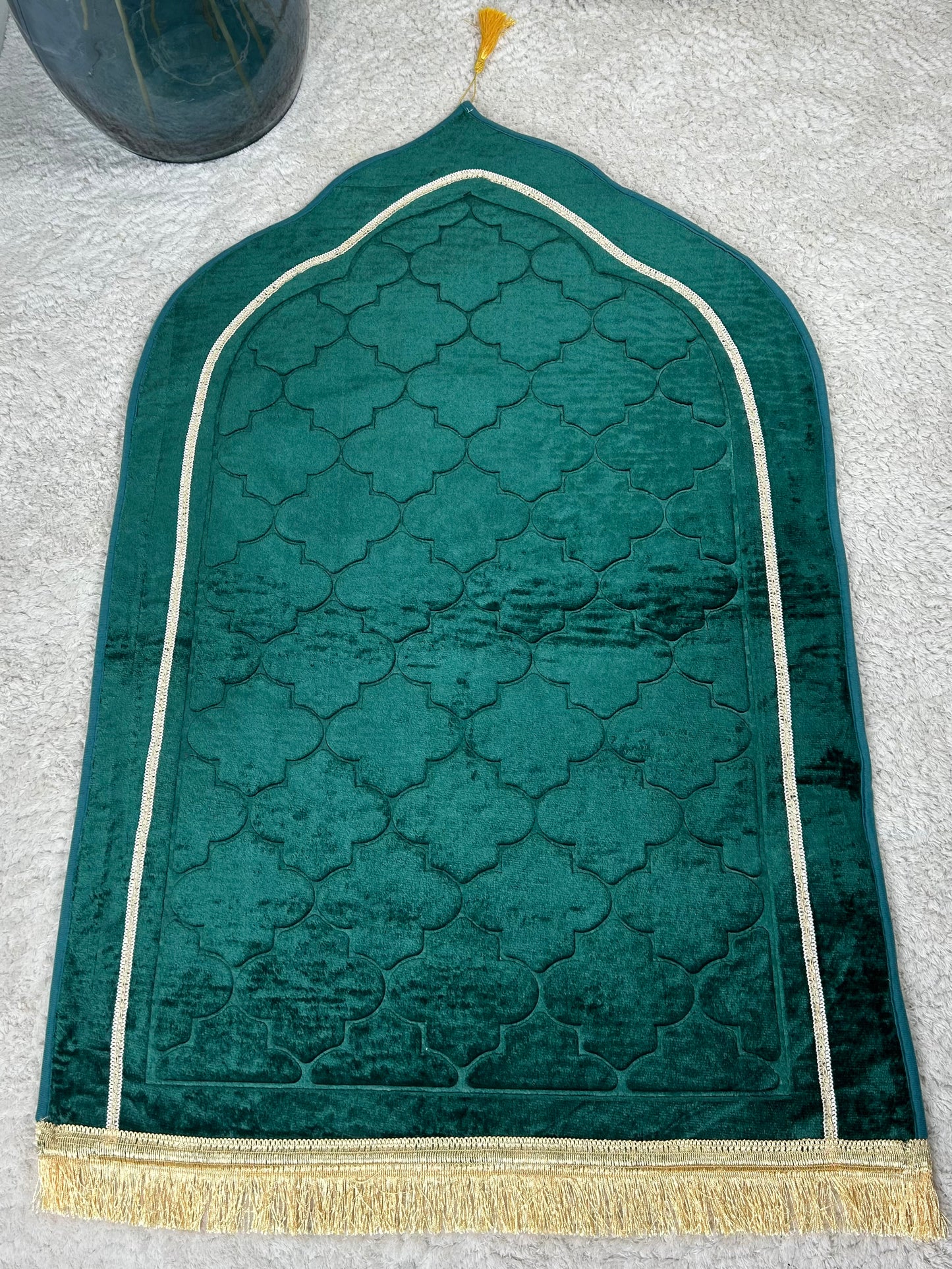 Tapis de prière XL vert