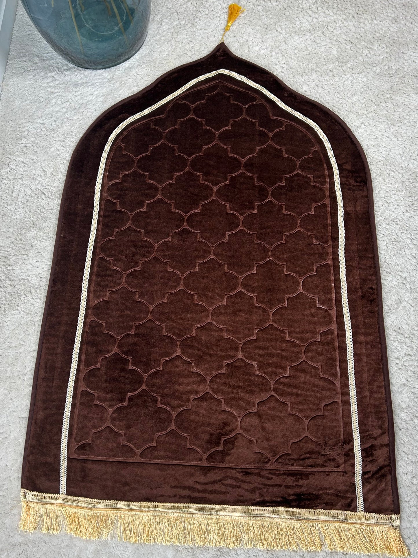 Tapis de prière XL marron