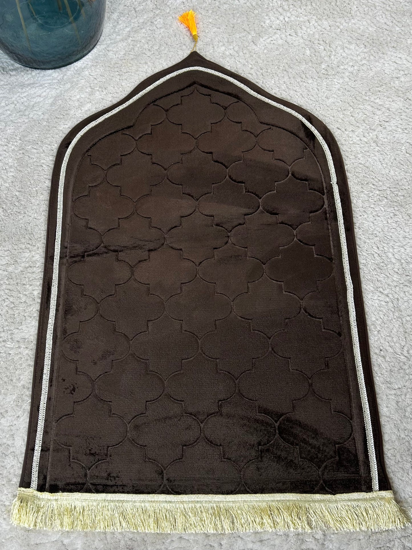 Tapis de prière marron