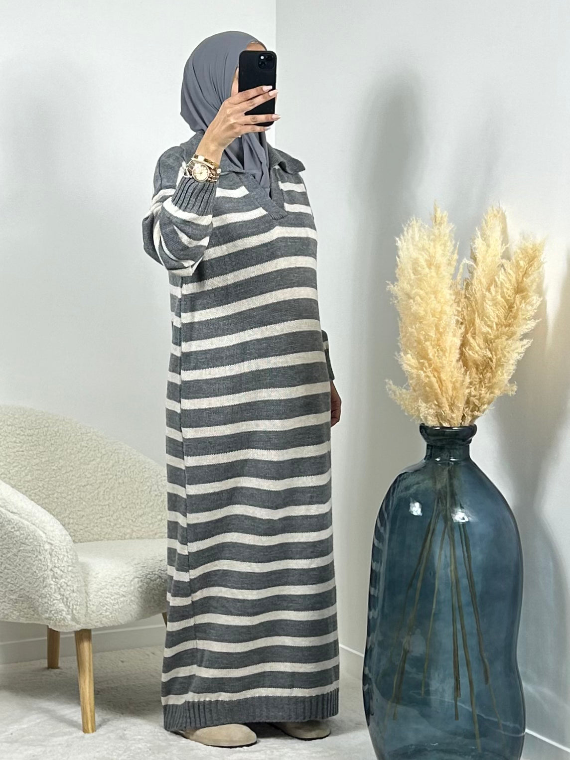 Robe mariniere gris