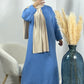 Robe pull bleu