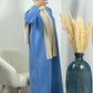 Robe pull bleu