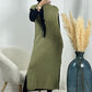 Robe sans manches verte